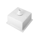 Kitchen Sink 38x38cm Granite Basin Single Bowl White