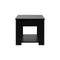 Coffee Table with Lift Up Top Storage Space Wooden Black
