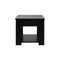 Coffee Table with Lift Up Top Storage Space Wooden Black