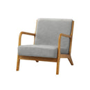 Armchair Wood Couches Light Grey