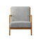 Armchair Wood Couches Light Grey