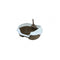 Small Portable Cat Rabbit Toilet Litter Box Tray With Scoop Brown