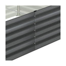Garden Raised Bed x2 Galvanised Steel 120x80x45CM