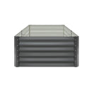 Garden Raised Bed x2 Galvanised Steel 120x80x45CM