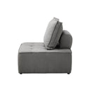 Modular Armless Sofa Linen Grey