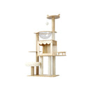 131 cm Cat Tree with Scratching Post Cat Condo Ladder