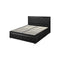 Bed Frame with Storage Space Gas Lift Black