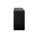 Chest of Drawers with 7 Drawers Black