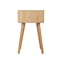 Bedside Table Wooden Rattan Furniture