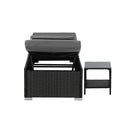 Sun Lounge with Table Outdoor Set