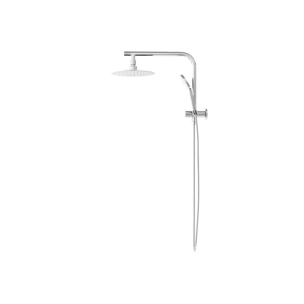 10" Rain Shower Head Set Round 3-Mode Gooseneck Chrome