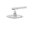 10" Rain Shower Head Set Round 3-Mode Gooseneck Chrome