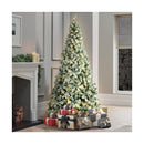 Christmas Tree 2.4M 8FT Snow Flocked Green with LED
