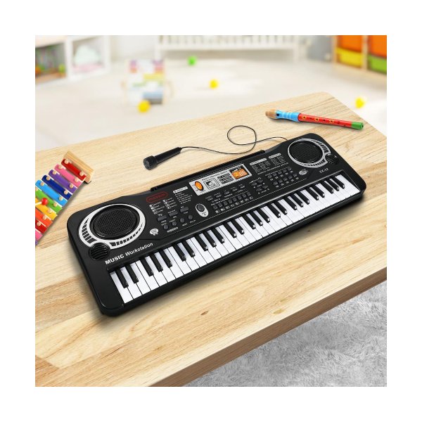 61 Keys Piano Keyboard Kids Toy With Microphone