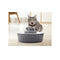 Grey Ceramic Electric Pet Water Fountain Feeder Bowl Dispenser