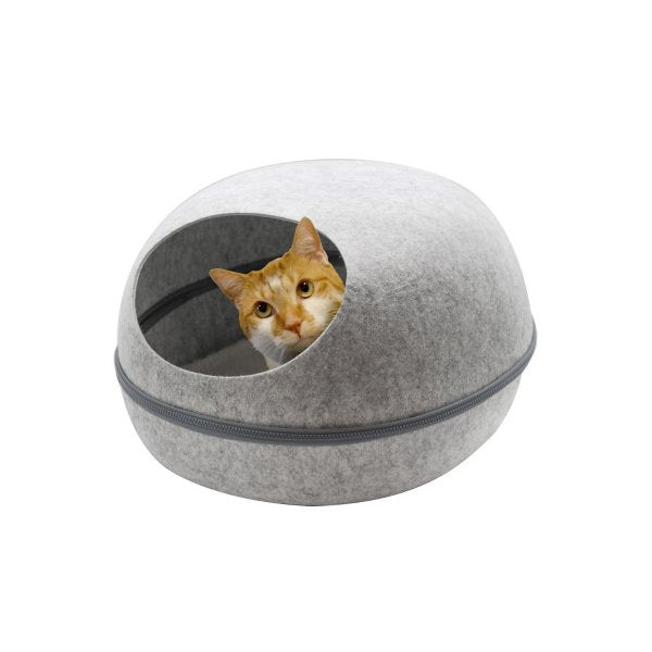 Large Cave Soft Cushion Igloo Kitten Cat Bed House Dog Puppy