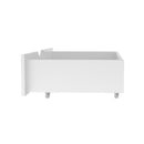 2x Storage Drawers Timber Trundle White