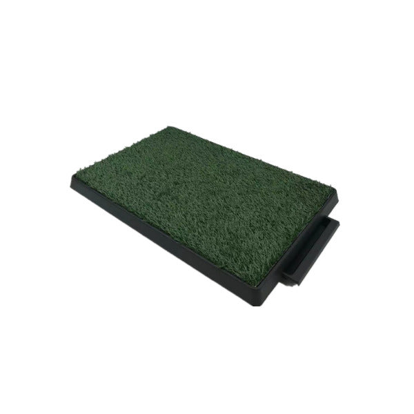 Xl Indoor Dog Toilet Grass Potty Training Mat Loo Pad With 2 Grass