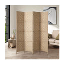 4 Panel Room Divider Privacy Screen Wood