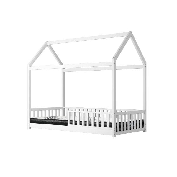 Kids Bed Frame With Single Mattress House Frame White