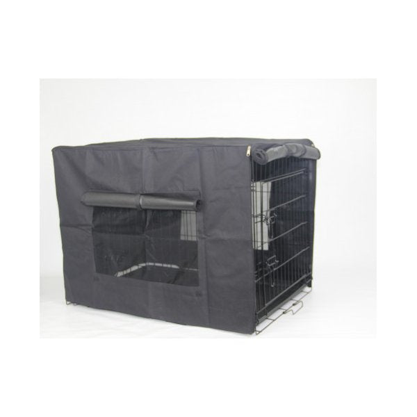 30 Portable Foldable Collapsible Crate Pet Cage With Cover
