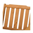 Outdoor Armchair Wooden Patio Set of 2 Chairs