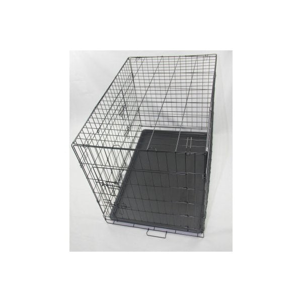 30 Portable Foldable Collapsible Crate Pet Cage With Cover