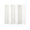 6 Panel Room Divider Privacy Screen White
