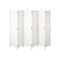 6 Panel Room Divider Privacy Screen White