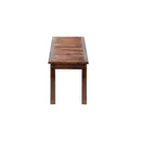 150cm Garden Bench Wooden Slatted Seat