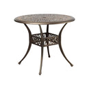 Garden Table Bronze Cast Aluminium Dining Table 75cm