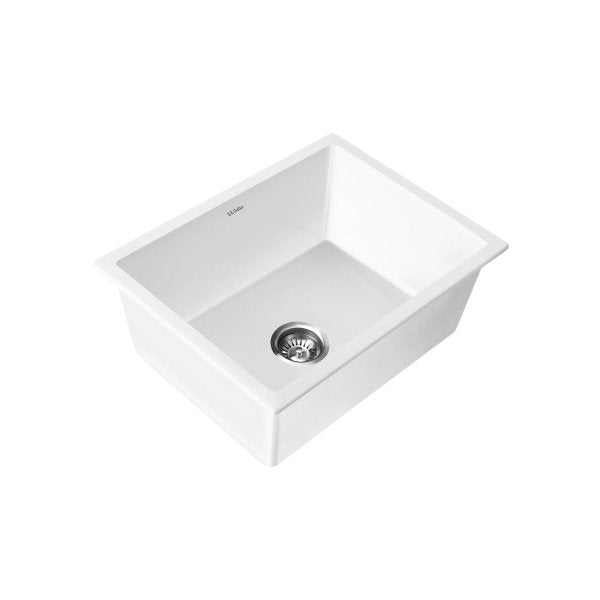 Granite Sink Single Bowl 590mmx450mm White