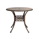 Garden Table Bronze Cast Aluminium Dining Table 75cm
