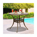 Garden Table Bronze Cast Aluminium Dining Table 75cm