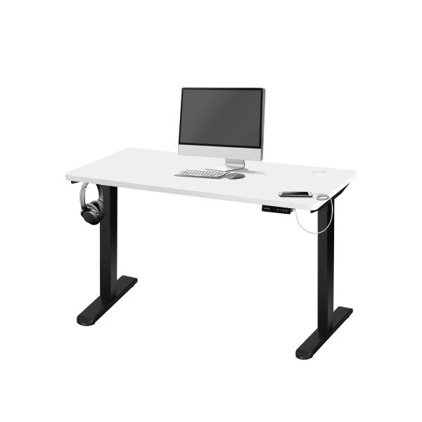 Standing Desk Adjustable Motorised 140cm Black&White