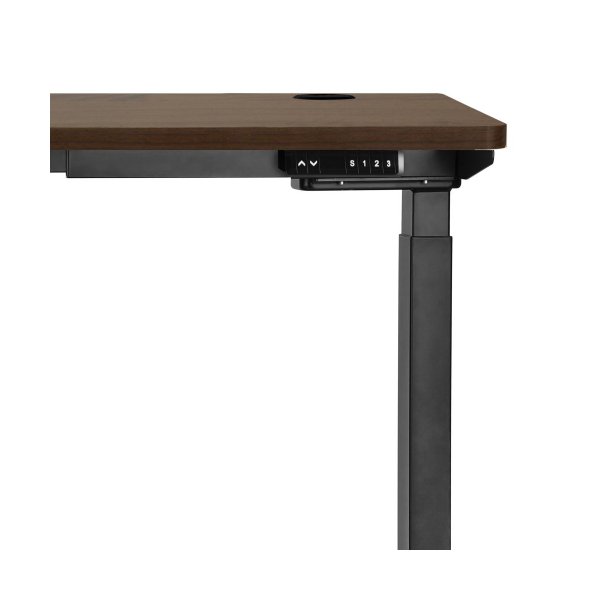 Standing Desk Dual Motor Adjustable 140cm Black