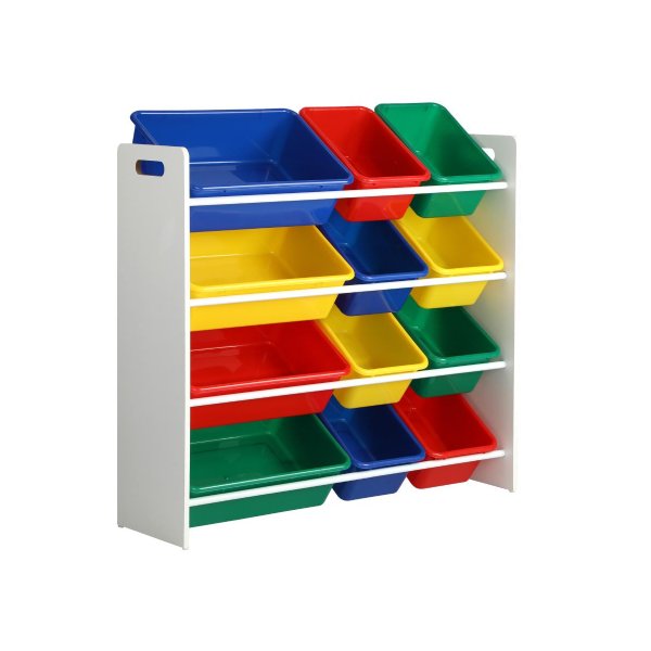 Kids Storage Rack Toy Box Organiser 12 Bins