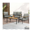 Outdoor Furniture 4PCS Set Dining Chairs&Table
