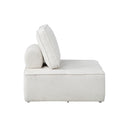 Modular Armless Sofa Sherpa White