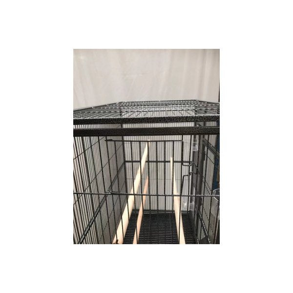 161 Cm Bird Cage Aviary Pet Stand Alone Budgie Perch Castor Wheels