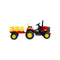 XL Kids Ride On Tractor 12V with Trailer Remote Red