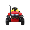 XL Kids Ride On Tractor 12V with Trailer Remote Red
