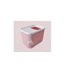 Xxl Top Entry Cat Litter Box No Mess Large Enclosed Covered Kitty Tray