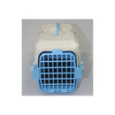 Small Dog Cat Crate Pet Carrier Rabbit Guinea Pig Cage With Tray Blue