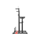 Adjustable Squat Rack Barbell Bar Stand Black