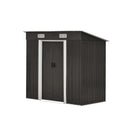 Garden Shed 1.94x1.21M Workshop Cabin Metal House