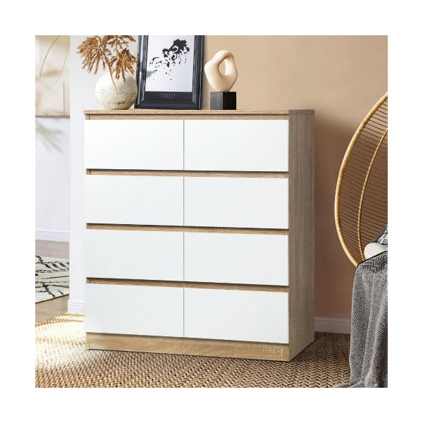 Chest of Drawers 8 Drawers Tallboy