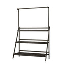 3 Tier Plant Stand Flower Pot Shelf Wooden Black