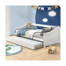 Trundle Bed Frame Daybed Single Size Wooden