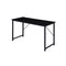 Computer Sturdy Home Office Desk Modern Simple Style Table Black